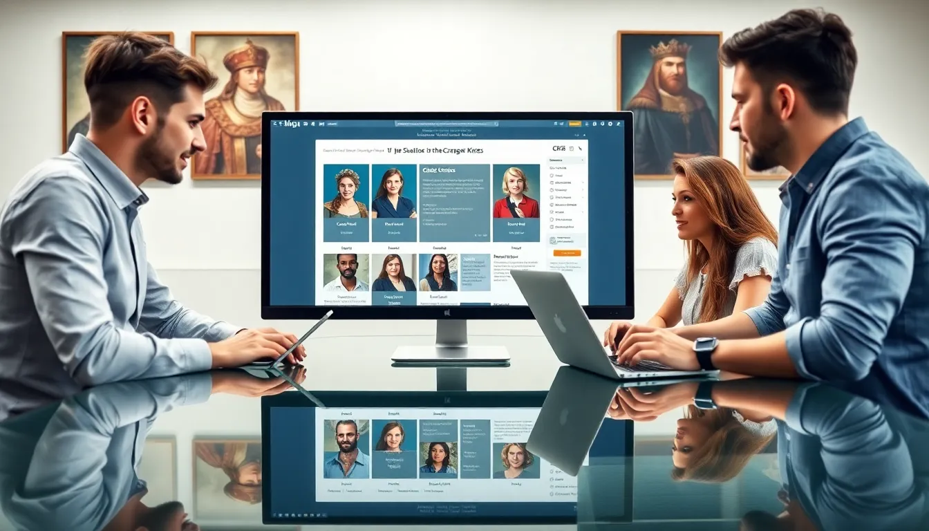 diverse team discussing the CK2Generator in a modern office.